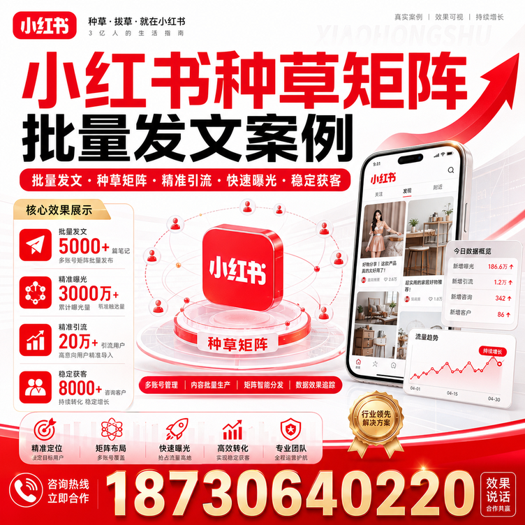 咸宁小红书种草矩阵批量发文案例